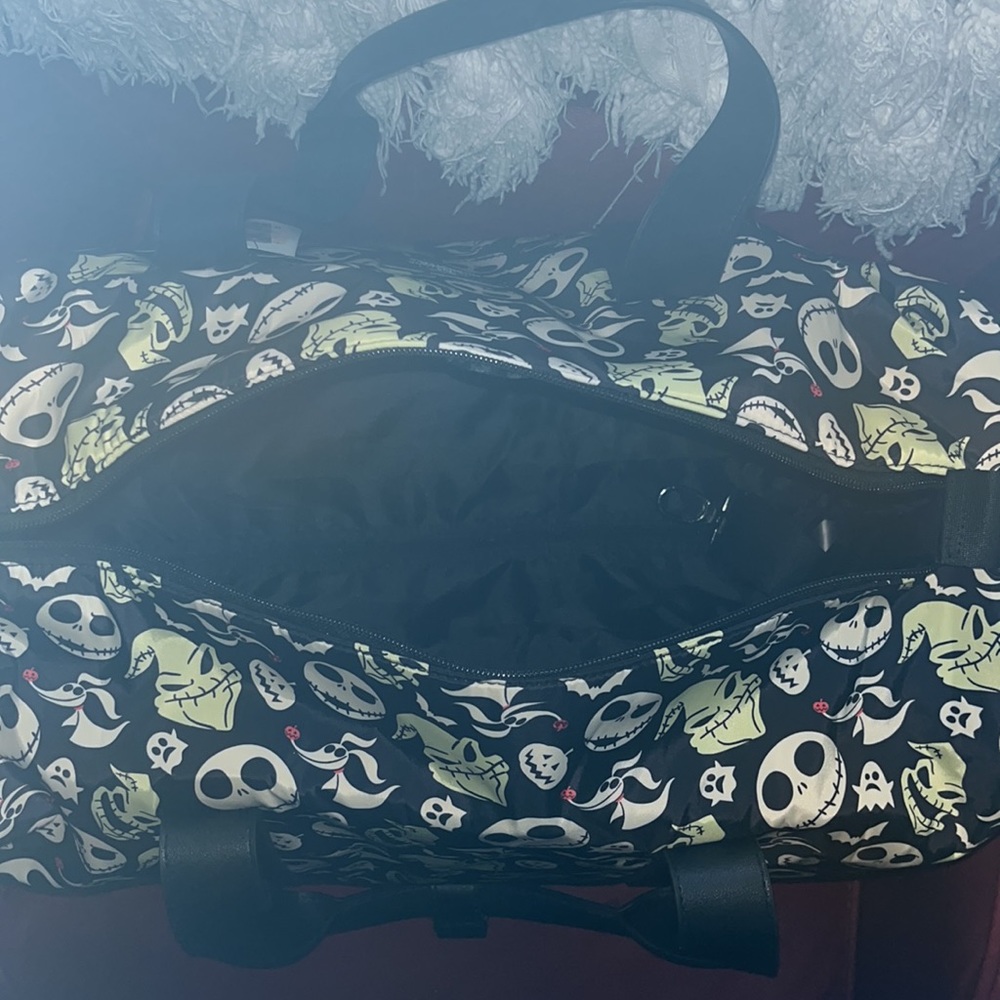 Disneys nightmare before christmas overnight rolling tote travel bag - Picture 7 of 11